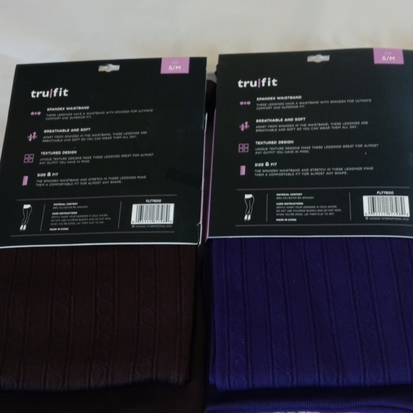 Bundle of fleece leggings and footies - Picture 4 of 5